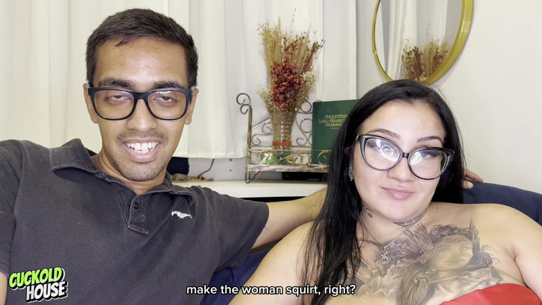 CuckoldHouse: Cuckolded man neemt zijn vrouw om seks te hebben met...