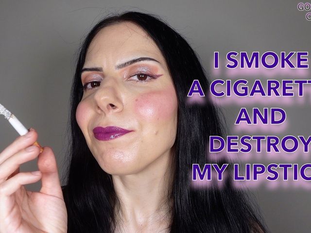 I Smoke a Cigarette and Destroy My Lipstick (Goddess Circe)