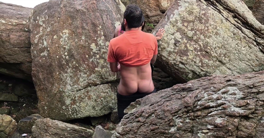 Mattos Movies Trans: Mangiare il culo della bambola nascosto sulla spiaggia con mia...