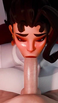 Overwatch Vendetta Sloppy Blowjob POV 3D Animation Rule34
