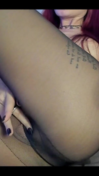Watch My Hot Messy Show Through Sexy Nylon Tights!