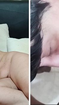 Frohe Weihnachten mit POV und creampie