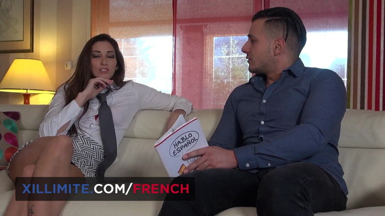 French girls at work: Seks dubur dengan guru peribadi