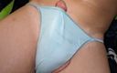 Sissy panty boy: Éjaculation torride dans une culotte Victoria Secret