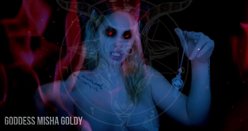 Goddess Misha Goldy: รู้สึกถึงความสุขที่ฉันมอบให้และยอมจำนนต่อคาถารักปีศาจของฉัน!