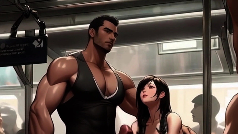 Spicy Toons: Tifa Takes the Train 1