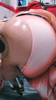 Aot cosplay hintern mädchen tiffany Ciskiss anal klafft