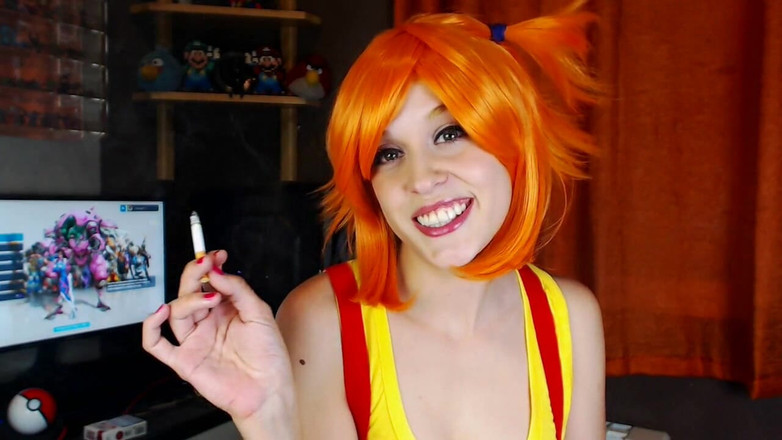 Candystart Videos: Misty Pokemon Seksowne palenie