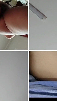 Amateur Wife Fingers Pussy Orgasm with Moans. Latina Big Ass, Big Tits.