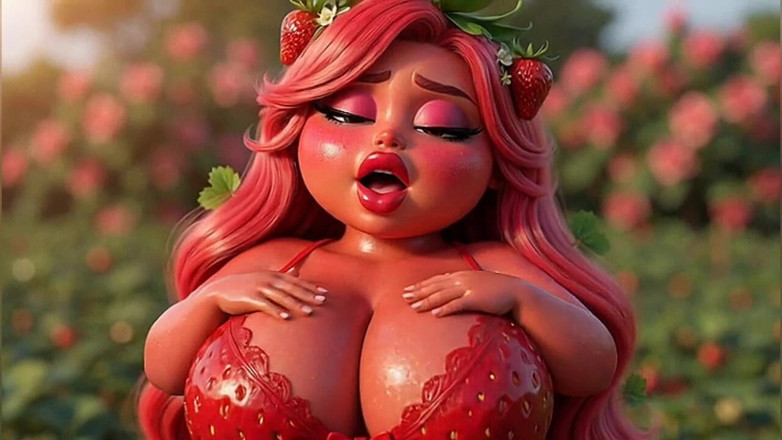Animate golden: Tatlı çilek ama güzel sürtük - edepsizce konuşuyor ve götünü oynatıyor