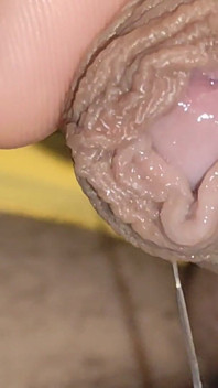 Amazing Close up Hole Drooling Pre Cum Intensely.