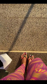 Fresh White Pedicure Available for Customs and Video Chat