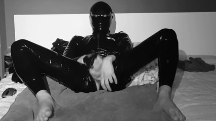 Joel Dom: Heiße latex-catsuit-webcam-action, teil 1