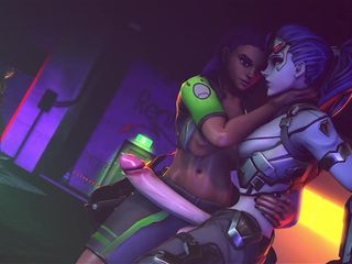 Jackhallowee production: Overwatch Porn Jerking off a Big Dick and Cumming