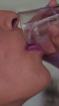 Hot Big Dick Latino Magic C Jerks with Spit, Cums Inside a Cup and Lets It Drip Into His Mouth to Swallow His Own Cum