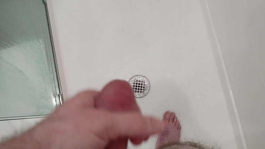 Jerking It in the Hotel Shower Stall (Nerdy Seducer)