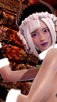 Muie de la țâțe mari Succubus întunecat cu animație 3D cu ejaculare facială