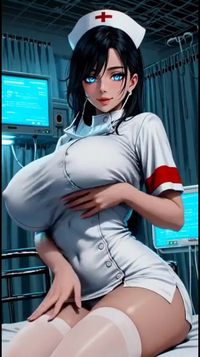 Hot girl dancing: Горячая медсестра танцует (ai animation)