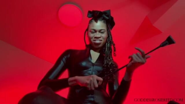 Rosie Reed: Beat Your Balls and Eat It - Ebony Femdom Goddess Rosie...