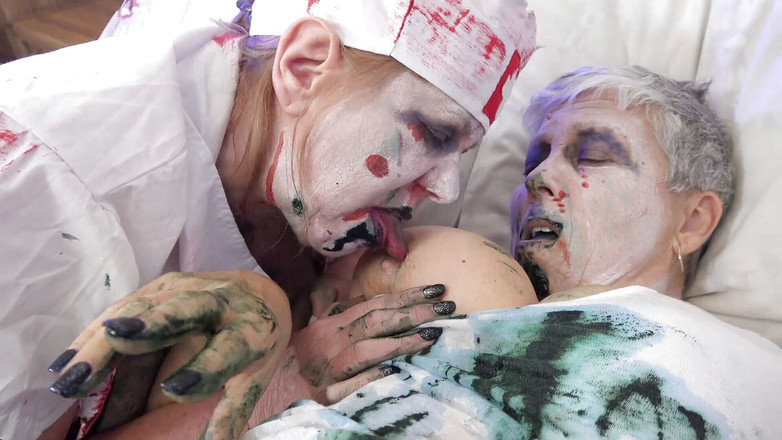 Dirty Doctors Clips - Mature British Lesbians: Zombie lesbici impazziti nel sesso