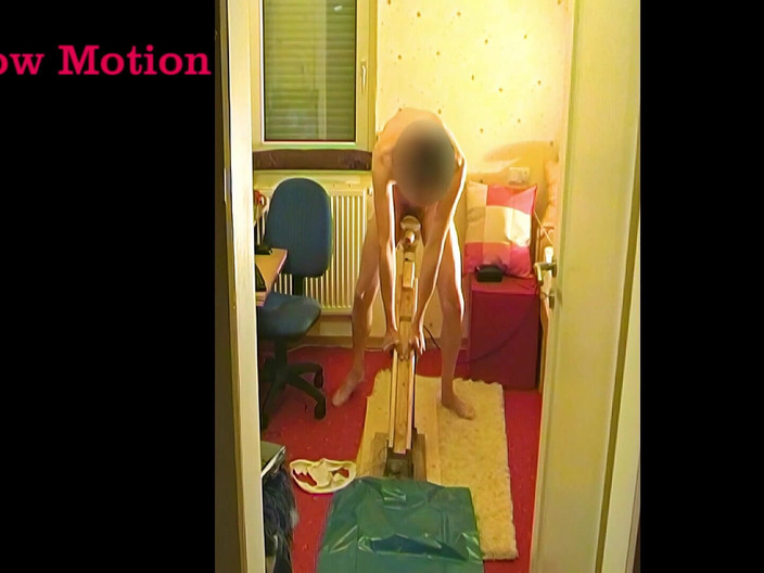 Mark Hannes: खड़े होकर फ्लैशलाइट हस्तमैथुन