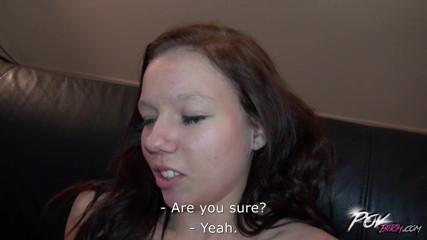 POV Bitch: First audition for silent non experienced sexy girl