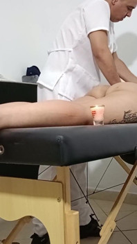 Massage with Hot Candle and Oil
