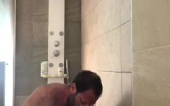 Cum in bathroom