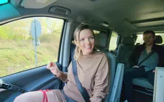 A Big Cock Fan Busts My Ass in My Van