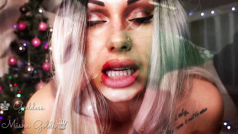 Goddess Misha Goldy: NLP와 ASMR 자지 쑤시기! 빨다! 제비! 핥다! 깊은! 발언 금지! 키스! 마시다! 깊은! 어렵게! 해봐!