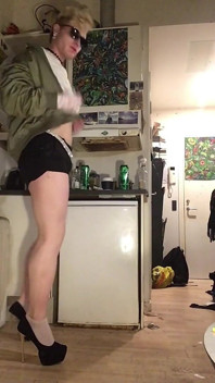 Sissy Fag Jes Brinch Hotpants