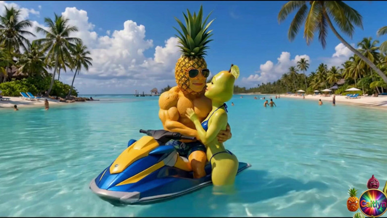 Caitlynvx: Episode 4 - Cute Pineapple Girl and Sweet Avocado Man Sharing Gentle...