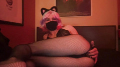 Lemon Catboy: Femboy v prádle stříká tvrdě