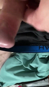 Rubbing My Uncut Cock