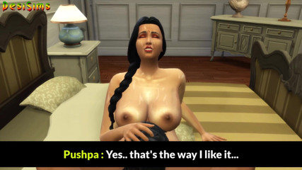 Desi Sims: Desi ha sposato la zia Saree che seduce questo giovane...