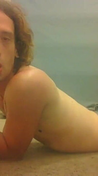 Adorable Transgirl Vaping Playing with Own Feet
