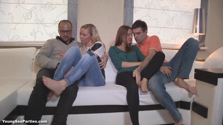 Young Sex Parties: Condividere i frutti del sesso di gruppo