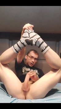 Amatérský chlapec masturbuje