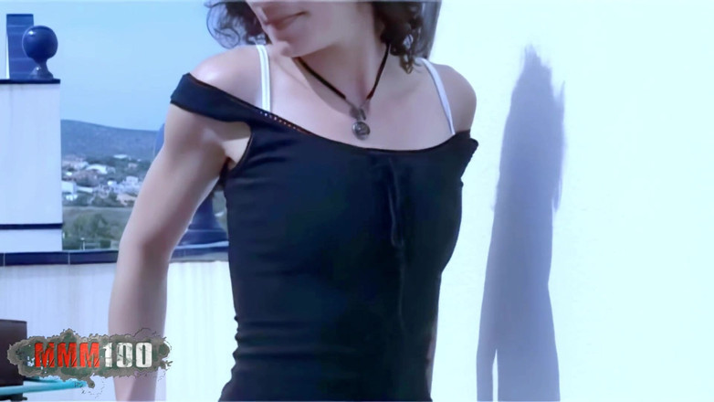 MMM100: Steffy harika steffy terasta dans ediyor ve soyunuyor