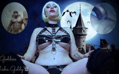 Goddess Misha Goldy: Mengembangkan ketagihan awak kepada besar! Anda ketagih menghisap besar! (Versi Hallowen)