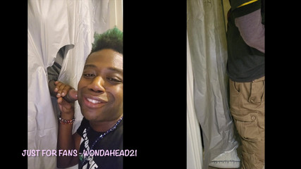 Wondahead21: La prima azione del gloryhole di sissy!