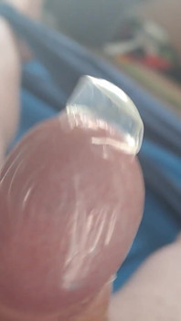 Cumshot in Condom