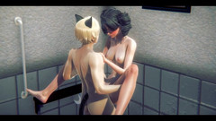 HentaiTubes: 3d хентай без цензури - Марія трахається в туалеті - японська азіатська манга аніме, фільм гра порно