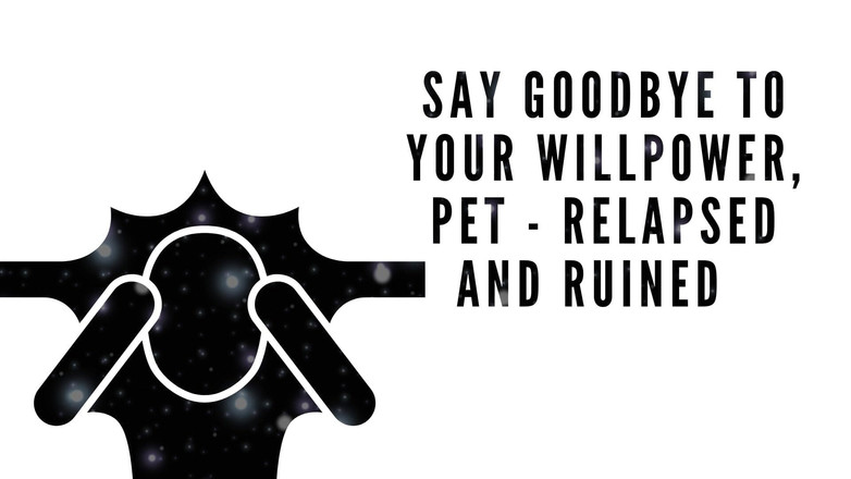 Goddess Misha Goldy: 和你的意志力说再见，宠物 - 复发并被毁了