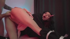 Nezuko Gets Hard Dick in Tight Pussy. Karneli Bandi | Faphouse