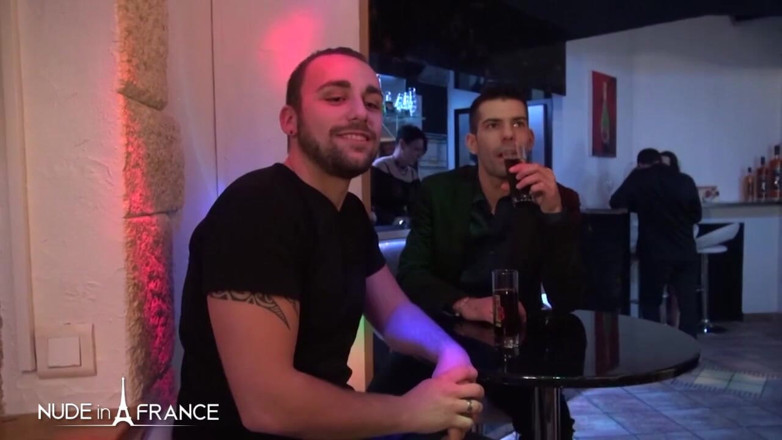 Nude in France: A guy offers her young wife in a swinger club...