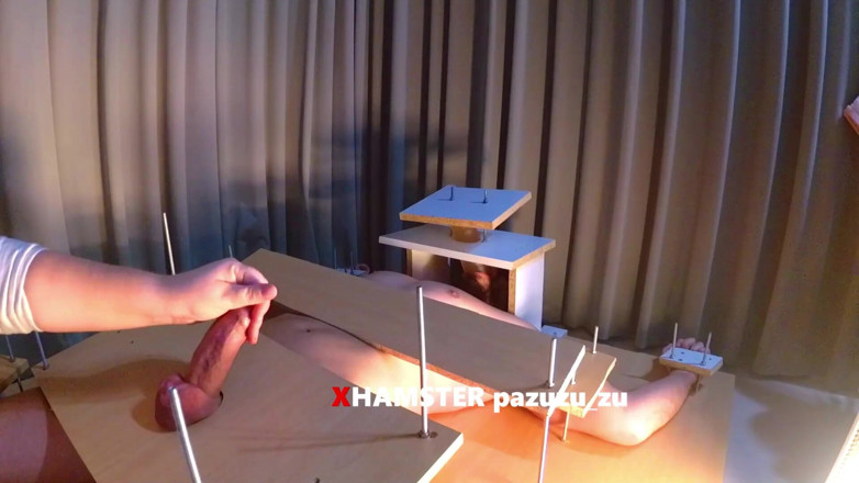 Pazuzu_zu: 발 간지럽히기 + CFNM 펨돔 cbt 핸잡. 망가진 오르가즘 + 오르가즘 후 고통