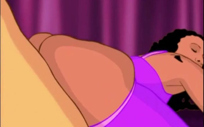 Back Alley Toonz: Pla에 목마른 체로키 D 엉덩이와 그녀의 놀라운 큰 엉덩이에 좋은 자지