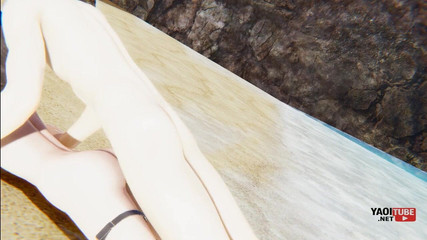 Yaoitube: Femboy Yaoi - Shin the catboy की Beach.mp4 में चुदाई