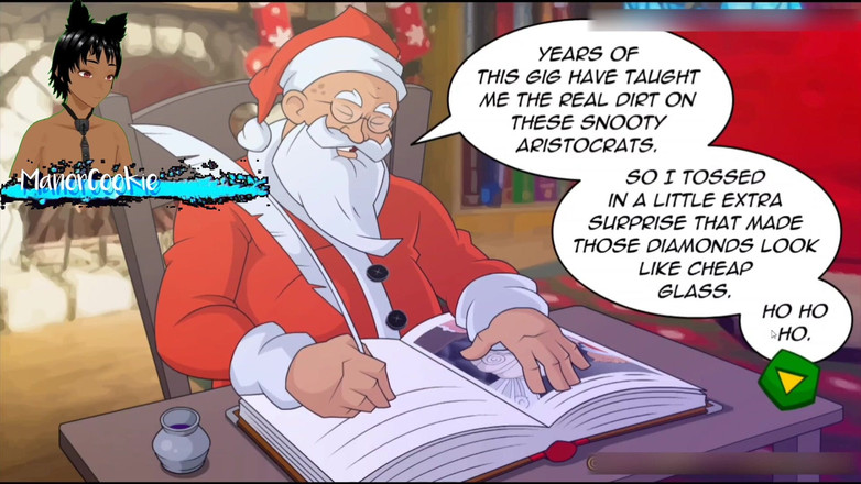 Manor Cookie: Таємний щоденник Діда Мороза - дивлячись на щоденник Санти про те, кого він трахав у різних секс-позах і розставив настрій